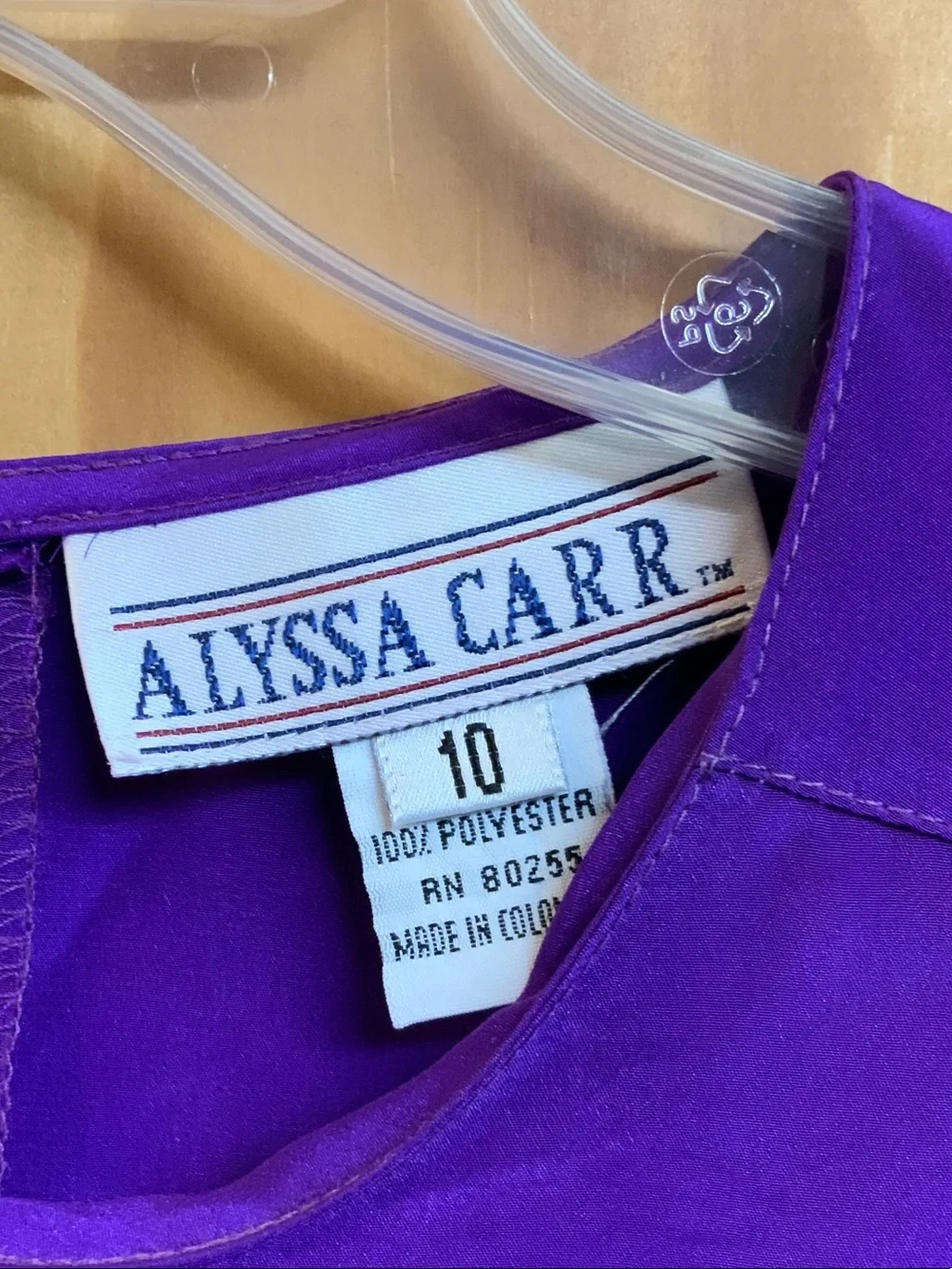 Alyssa Carr Purple Short-Sleeve Top and Short Set